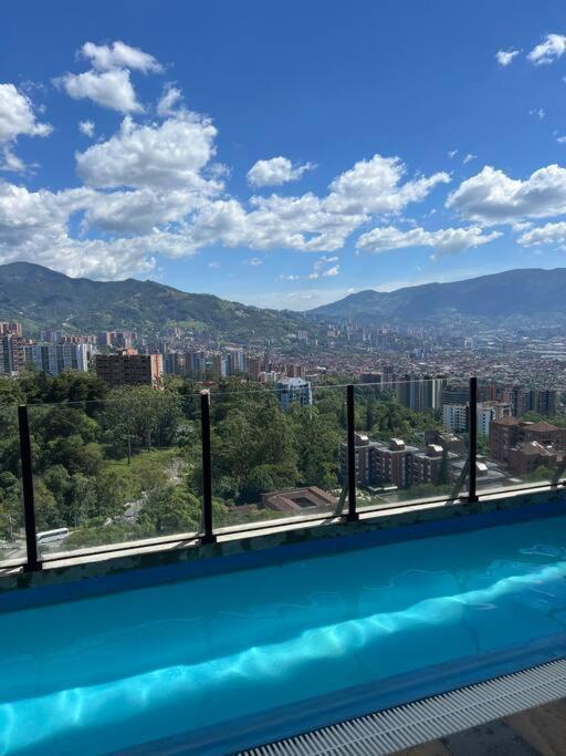 Apartamento De Lujo Con La Mejor Vista De Medellin Apartamento Exterior foto